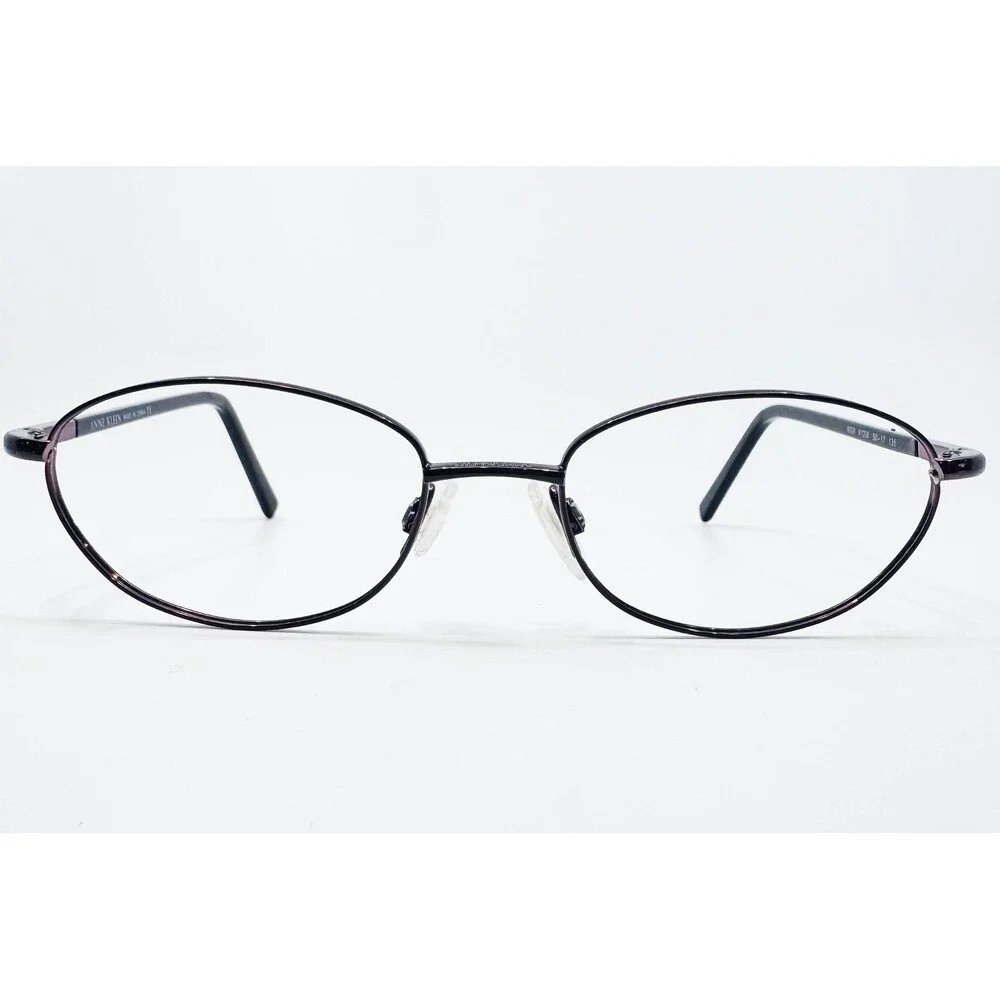 Anne Klein Eyeglass Frames Womens Purple Oval Metal K1206 50-17-135